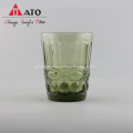 Unbreakable Green glassware custom color water drinking cup